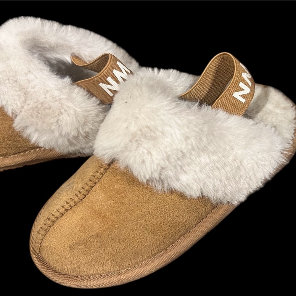 Bundle & save Toddler size 10 Cozy Tan Fur-Lined girl's Slippers